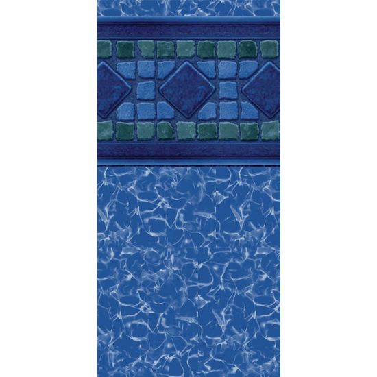 24' ROUND 52IN ABG LINER UNIBEAD BLUE BASE MARINA 05-0024RD-MAR-UB-52