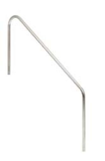 72IN 2 BEND RAIL .049IN 1.9IN OD SR SMITH STAINLESS 2HR-6-049