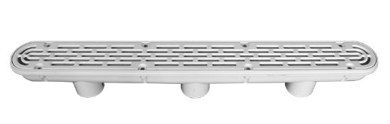 32IN CHANNEL DRAIN WITH 3 PORT SUMP/FLATE GRATE ANTI- 32CDFL105