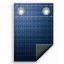 16' x 32' OV CLASSIC SOLID 4' OVLAP ABG WINTER BLUE 20' x 36 45-1632OV-CLA-4-BX