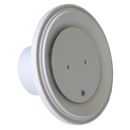 4IN FLOOR RETURN FITTING LIGHT GRAY 4DIV103