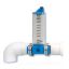 FLOWMETER 80 TO 300 GPM 3IN PVC PIPE SIDE MOUNT ROLACHEM 570371S