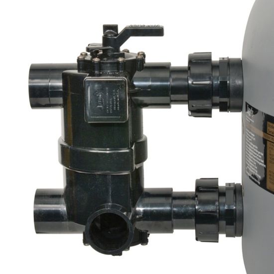 2 IN 1 BACKWASH VALVE WITH UNIONS FOR JANDY DEV48 DEL60  8034J