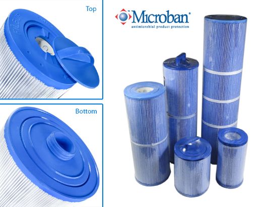 CARTRIDGE 6 IN X 17 1/2IN 60 SQ FT MICROBAN FC2716M JACUZZI  FC-2716M