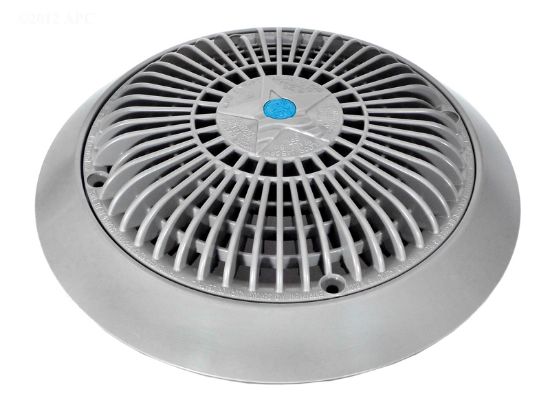 8IN STAR COVER W/ RISER RING & MUD FRAME - LIGHT GREY A8R103