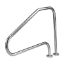 49IN 4 BEND RAIL WITH ESCUTCHEONS .049IN INTERFAB LIGHT GRAY D4D049-9