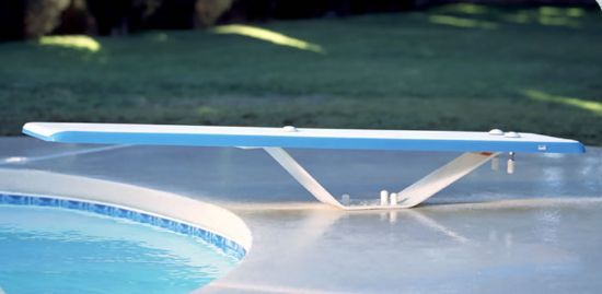 8' DURO-SPRING DIVING BOARD WHITE DS8WW