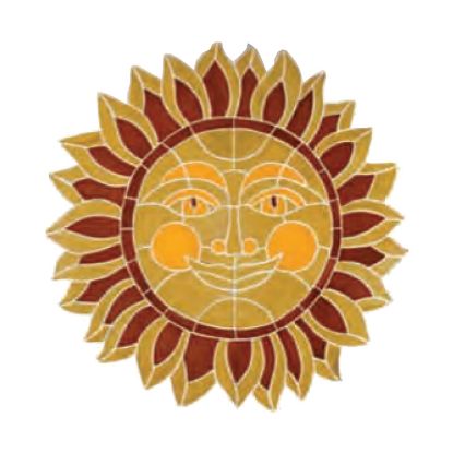 DESERT SUN 24IN X 24IN TILE ARTISTRY IN MOSAICS DSUBROOL