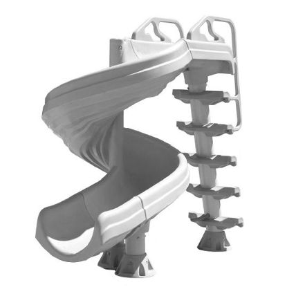 G FORCE POOL SLIDE SUMMIT GRAY 6' HIGH INTERFAB G4C