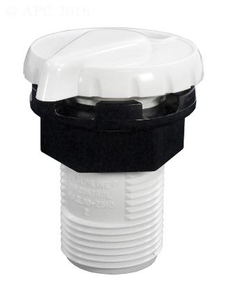 AIR CONTROL 1/2IN SLIMLINE TEARDROP HANDLE WHITE HYDRO AIR 10-2530WHT