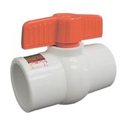 1.5IN SKT BALL VALVE PVC TEFLON SCHEDULE 80 HMIP150S