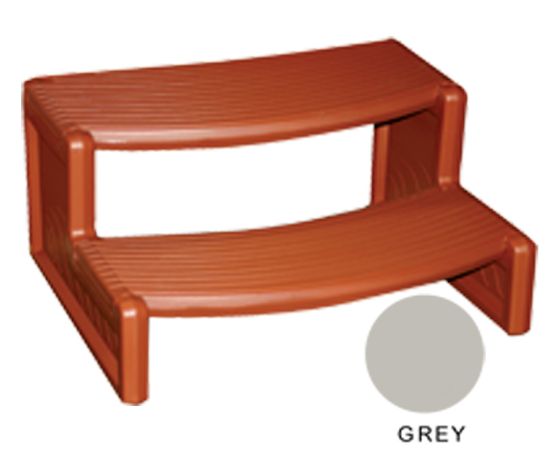 HANDI STEP 2 GRAY STRAIGHT OR CURVED COMBO LEISURE ACCENTS HS2G