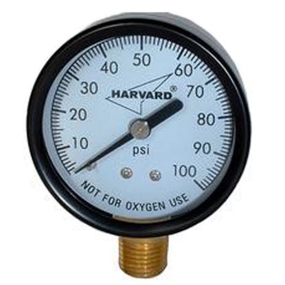 PRESSURE GAUGE .25IN MPT LOWER 3.5IN FACE TO 100# STEEL CASE IPG10035-4L
