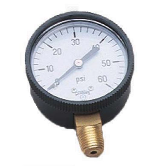 PRESSURE GAUGE 1/4INLOWER MOUNT 80-845-B