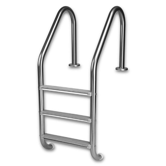 3 STEP ECONOMY IG LADDER WHITE INTERFAB SURE STEP TREAD L3E049S-1