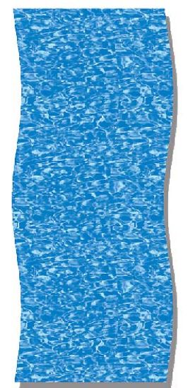 12' X 20'6IN OVAL 48IN/52IN ABG LINER OVERLAP ALL SWIRL  LI12206ASO25