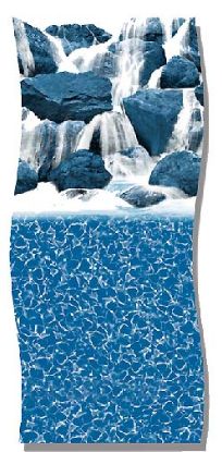 18' ROUND 48IN/52IN ABG LINER OVERLAP WATERFALL 2000  LI1848WFO