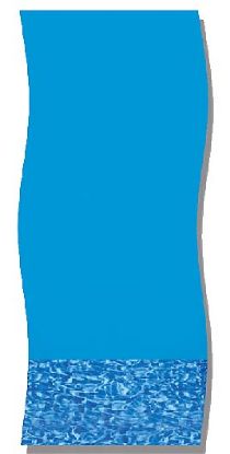8' X 12' OVAL 48IN/52IN ABG LINER OVERLAP SWIRL BOTTOM 2000  LI81248SB