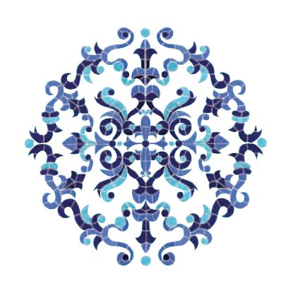 MASTERPIECE MEDAL 42IN X 42IN TILE ARTISTRY IN MOSAICS MMAMCOOL