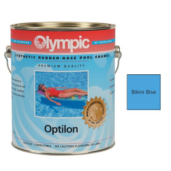 1 GAL OPTILON SYNTHETIC RUBBER BASE BIKINI BLUE OLYMPIC  853 GALLON
