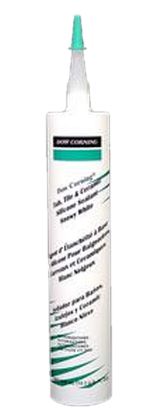 10.3 OZ CLEAR SILICONE SEALANT CARTRIDGE EACH DOW CORNING PLB100C