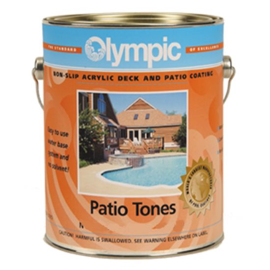 5 GAL PATIO TONE CREEKSTONE DECK COATING OLYMPIC KELLEY 466W 5 GALLON