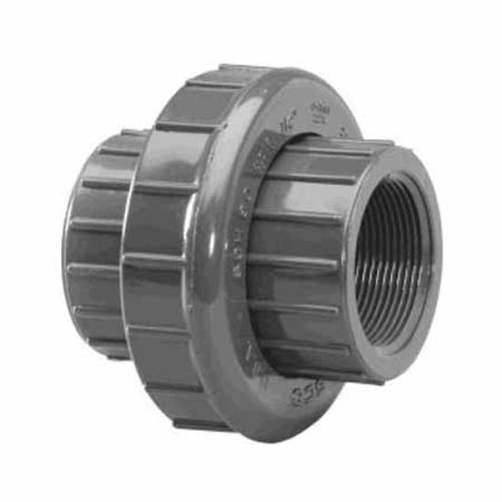 1.5IN FPT UNION O-RING TYPE SCHEDULE 80 GRAY 898-015