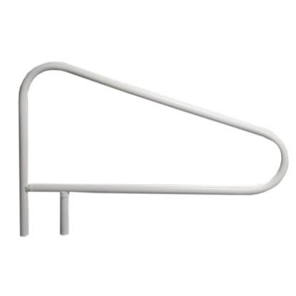 52IN CROSS BRACED 3 BEND RAIL GREY RETURN TO DECK SAFTRON CBTRD-352G