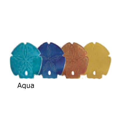 SAND DOLLAR AQUA 5IN TILE ARTISTRY IN MOSAICS SDOAQUB