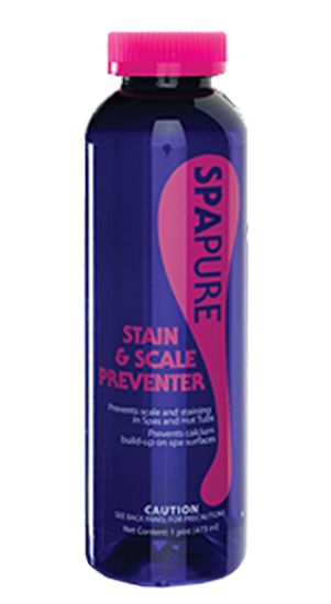 1 QT STAIN & SCALE PREVENTER 12/CASE SPA PURE C003249-CS20Q