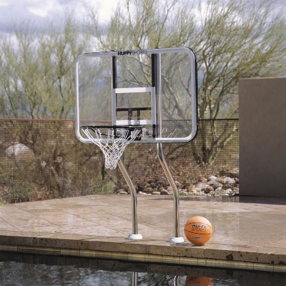 BASKETBALL SET W/6IN BRZ STANCHION ANCHOR IG SS 1.9IN OD . SPS-BBALL-GB-C