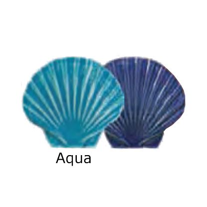 SEASHELL AQUA 5IN TILE ARTISTRY IN MOSAICS SSHAQUB
