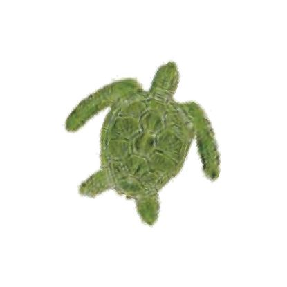 LGGRHEAD TURTLE GREEN 6IN TILE ARTISTRY IN MOSAICS TLOGREB