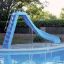 WILD RIDE POOL SLIDE LEFT BLUE 6.5' HIGH INTERFAB WRS-CLB-SS