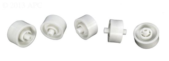 VACUUM HEAD WHEELS FOR GUNITE POOL BUSTER BLASTER SET OF 5  P30X050