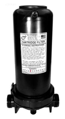 25 SQ FT CARTRIDGE FILTER 1.5IN SKT W/BYPASS VALVE INLINE  500-2570B