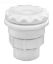 AIR CONTROL GUNITE SCALLOP WHITE INAIN STYLE .5INSKT OR 1. 660-3400B