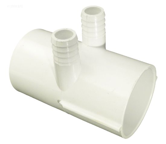 MANIFOLD 2IN SKT X 2IN SKT X TWO 3/4IN RIBBED BARB PORTS 672-7100B