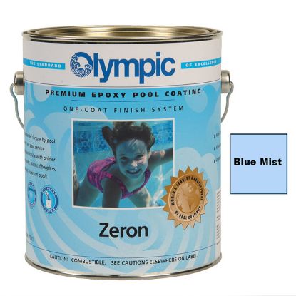 1 QT ZERON 1 COAT EPOXY BLUE MIST OLYMPIC KELLEY PAINT ZE395QT
