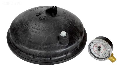 WATER VALVE TOP WITH PRESSURE GAUGE BLACK ECOPOOL PARAMOUNT 005-302-4300-03