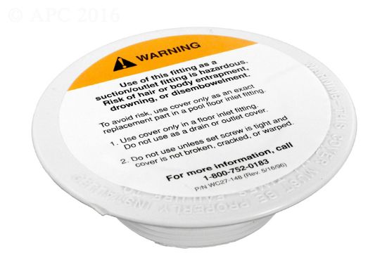 SWIMQUIP FLOOR RETURN GRATE (GRAY 08417-0005B