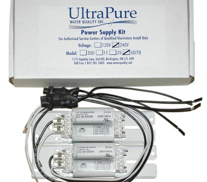 POWER SUPPLY KIT TRIDONIC 120V 240V OZONATOR MODEL UPP50  1008035