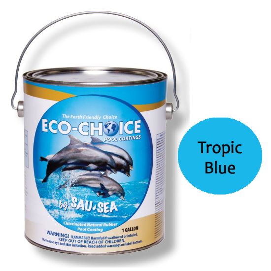 1GAL ECOCHOIC PREMGLOSS TROBLU SAUSEA HIGH GLOSS RUBBER 1ECPRTB