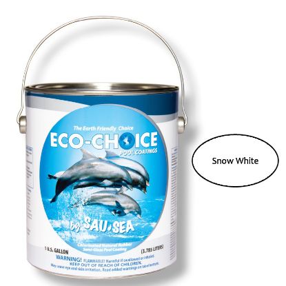 1GAL ECOCHOIC SEMIGLOSS SNOWHT SEMI GLOSS RUBBER BRIGHT  1ECSGRSW