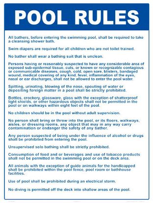 POOL RULES (MA 2011WS1824E