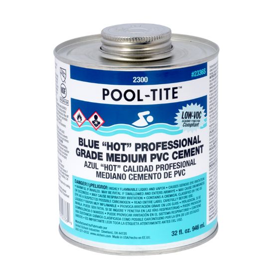 1 QT POOL TITE CEMENT 12/CS BLUE 2336S