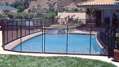 4' X 10' IG SAFETY FENCE REMOVABLE GLI ESTATE DESIGNER BLACK 30-0410-BLK