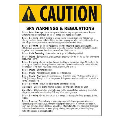 SIGN INSPA RULESIN (VT ONLY 4513WS1824E