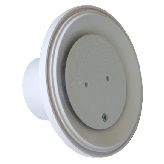 4IN FLOOR RETURN FITTING WHITE 4DIV101