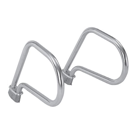 32IN DECK MOUNT RAIL PAIR SR SMITH STAINLESS 50-770